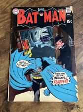 Batman 217 Neal Adams cover Batcave Silver Age DC 1969 Robbins Novick comic book picture