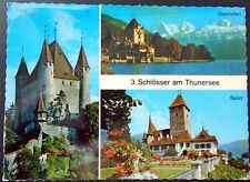 1960s Three Castles on Lake Thun, Oberhofen, Thun, and Spiez, Switzerland  picture