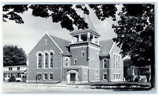 c1940's 1st Presbyterian Church Osage Iowa IA RPPC Photo Vintage Postcard picture