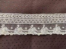 Rare Antique French Handmade lace - 35cm + 115cm by 6cm - Floral design picture