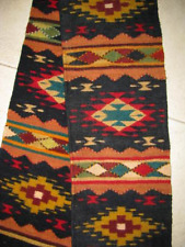 Vintage Southwestern Native American Hand Woven Wool Table Runner 9.5