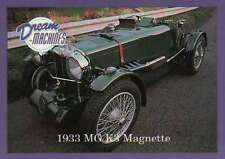 1933 MG K3 Magnette, Dream Machines Cars, Trading Card, Auto - Not Postcard picture