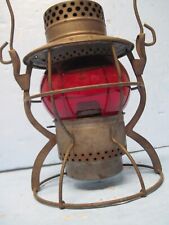Antique Dressel Arlington railroad lantern N.y.c.s Made In To Lamp picture