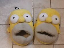 Vintage The Simpsons Plush Homer Simpson Slippers Medium Size 7-8 picture