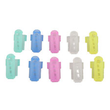 10pcs Knitting Thimble Portable Glossy Appearance Yarn Finger Holder Spares BUN picture