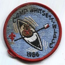 BSA WLACC Western Los Angeles County Council patch scout CAMP WHITSETT 1986 stnd picture