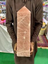 25900g  A+++ Quality Rose Calcite Polished Tower Healing Crystal Available picture