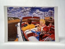 Jerry McClanahan Autographed Route 66 Postcard ~ “Here It Is, Kids” ~ Signed x2 picture