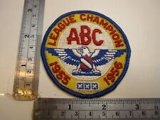 1955 1956 ABC League Champion Bowling Related Patch BIS picture