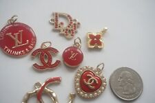 Lot of 7 LV Dior    Zipper Pull   mix Pendant  red picture