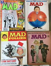 Lot of 4 Vintage MAD Magazines -  picture