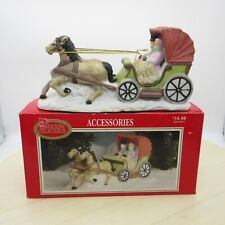 Dickens Collectables Accessories 1995 Horse Drawn Convertible Carriage 244-1814 picture