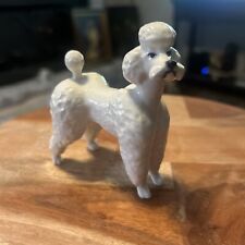 Beswick White Poodle Dog #1386 Gloss 3 1/2” Tall Issued 1955-1990 Vintage picture