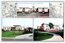 c1910 Polytechnic High School Buildings Campus Long Beach California CA Postcard picture