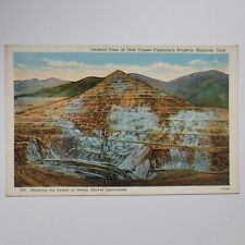 Utah Copper Company Property Bingham Copper Shovel Vintage c1940 Linen Postcard picture
