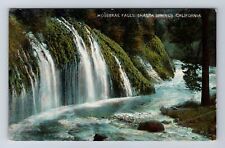 Shasta Springs CA-California, Mossbrae Falls, Antique, Vintage Postcard picture