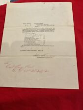 228 Civil War Little Rock 62nd Illinois Inf. Discharge 1865 Officers GO SGN NOTE picture