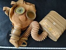 WW2 IMPERIAL JAPANESE ARMY SOLDIER and civilian Original Gas Mask and tank-g613- picture