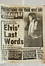 Midnight GLOBE ELVIS Last Words September 6 1977 picture
