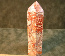 1lb 474g 6.3in 162mm LEOPARD SKIN JASPER TOWER MADAGASCAR GREAT COLORS PATTERNS picture
