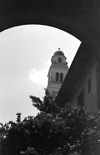LSU Clock Tower 1970s Vintage 35mm Monochrome (B&W) Negative picture