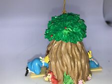Vintage 90's Disney Enesco Alice in Wonderland Motion Ornament Rabbit Hole Tree picture