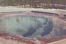 Antique/Vintage Union Pacific Railroad Morning Glory Pool Yellowstone  picture