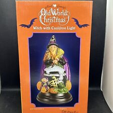 Merck Family's Old World Christmas 2015 Witch with Cauldron Light #529775 NIB picture