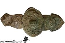 SCARCE & HUGE OTTOMAN AE SILVERED BUCKLE 1700-1800 AD  last picture the part pos picture