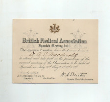 British Medical Association 1900 Ipswich meeting -- Dr. William Alfred Elliston picture