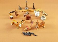 Miniature Figurines Various Materials Vintage Lot Of 18 Animal & Assorted picture