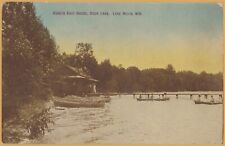 Lake Mills, Wis., Howe's Boat House, Rock Lake - 1911 picture