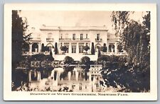 Postcard Residence Of Murry Guggenheim Norwood Park Real Photo RPPC New Jersey picture