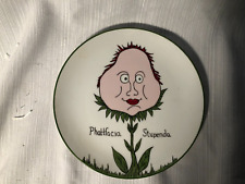 Scully & Scully Nonsense Phattfacia Stupenda Whimsical Plate picture