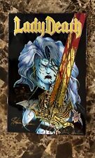 Lady Death CHOME #1, NM 1994 Chaos, 2x Signed Hughes, Brian picture