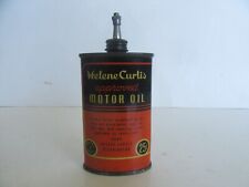 Vintage Helene Curtis Motor Oil Tin Hair Dryer Handy Oiler w/ Lead Top -3/4 Full picture