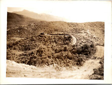 View Road Territory Position 1952 US Army Korean War Vtg Snapshot picture