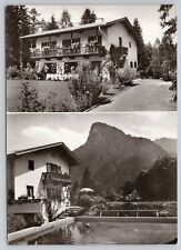Oberammergau Germany, Haus Kemper Inn, Advertising, Vtg RPPC Real Photo Postcard picture