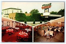 c1960 Fischer's Restaurant West Main Street Belleville Illinois Vintage Postcard picture