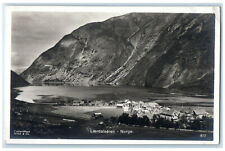 c1930's Mountain Houses Scene at Laerdalsoren Norway RPPC Photo Postcard picture