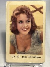 1960s Swedish Film Star Card CA 63 British TV & Movie Actress June Thorburn picture
