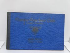 c1943 Tampa Teacher’s Club Florida FL Yearbook Names Genealogy Book RARE picture