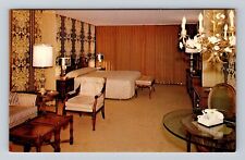 Cheyenne WY-Wyoming, Little American Motel Room, Advertising Vintage Postcard picture