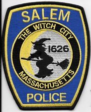 Salem, MA Police Patch; The Witch City; Witch On a Broom picture