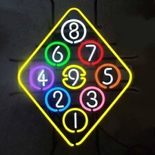 9 Ball Rack Billiards Neon Light Sign 17