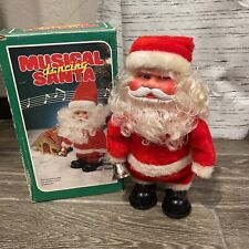 Santa Vintage rolls around sings and rings bell 9