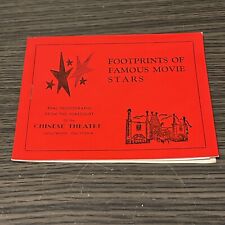 Vintage 1959 Souvenir Photo Booklet Footprints of Famous Movie Stars Hollywood  picture