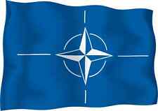 NATO Flag Car Bumper Sticker 5