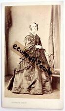 GUSTAVE LE MANS women's large shawl dress albumen CDV 1860 C509 picture