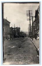 c1910's A View Of  Main Street Bradford Pennsylvania PA RPPC Photo Postcard picture